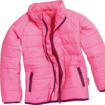 Quilted jacket outdoor uni -pink