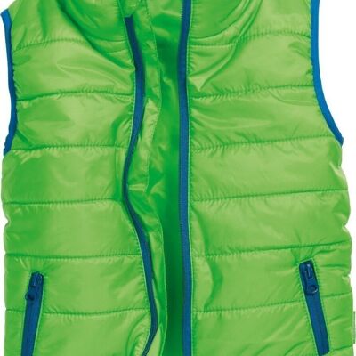 Quilted vest outdoor uni green