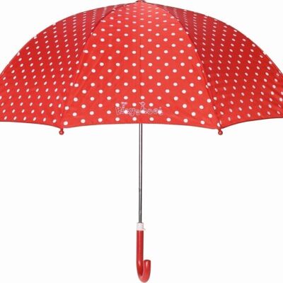 Regenschirm Punkte -rot
