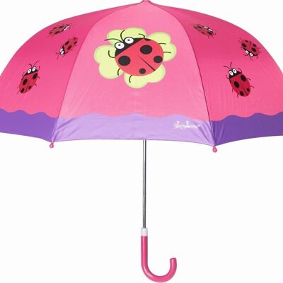 Regenschirm Glückskäfer -pink