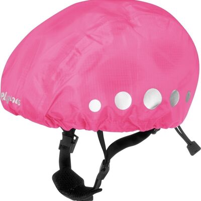 Rain cover for bicycle helmets -pink