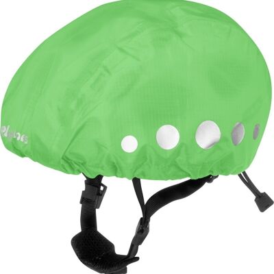 Rain cover for bicycle helmets - green