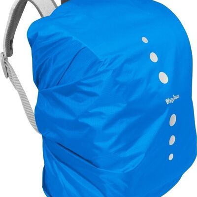 Rain cover for backpack - blue