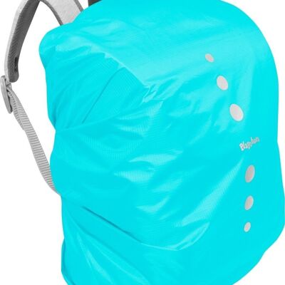 Rain cover for backpack -turquoise