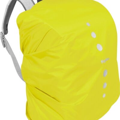 Rain cover for backpack - neon yellow