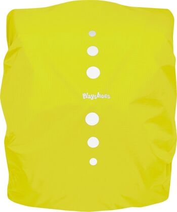 Housse de pluie pour sac à dos - jaune fluo 2