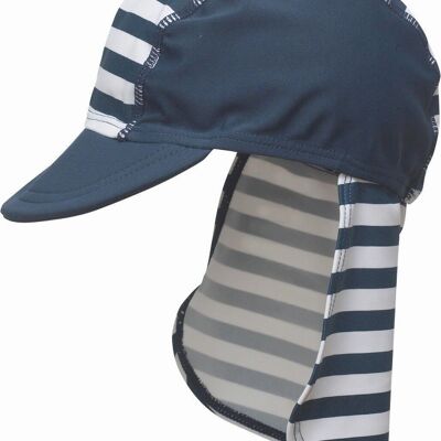 Cappello di protezione UV Maritim -navy/bianco