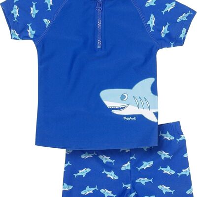 UV protection bathing set Shark - blue