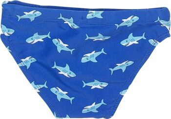 Short de bain anti-UV Shark - bleu 2