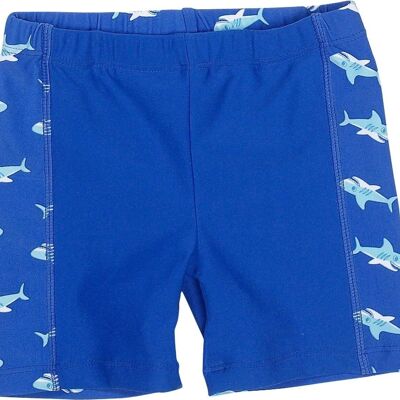 UV protection shorts Shark -blue