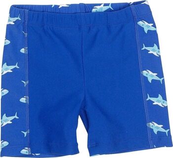 Short anti-UV Shark -bleu 1