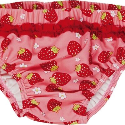 Pantaloni per pannolini con protezione UV rosa fragole