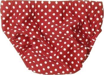 Couche-culotte anti-UV points -rouge 2