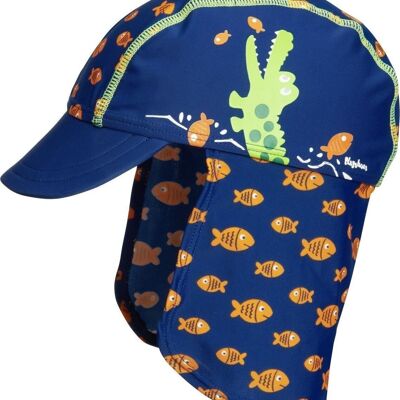 UV protection cap crocodile -navy