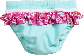 Couche-culotte protection UV flamingo -turquoise 2
