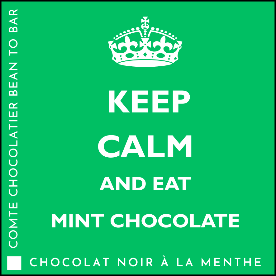 Dark Chocolate with Mint, 70% Ecuadorian Cocoa
