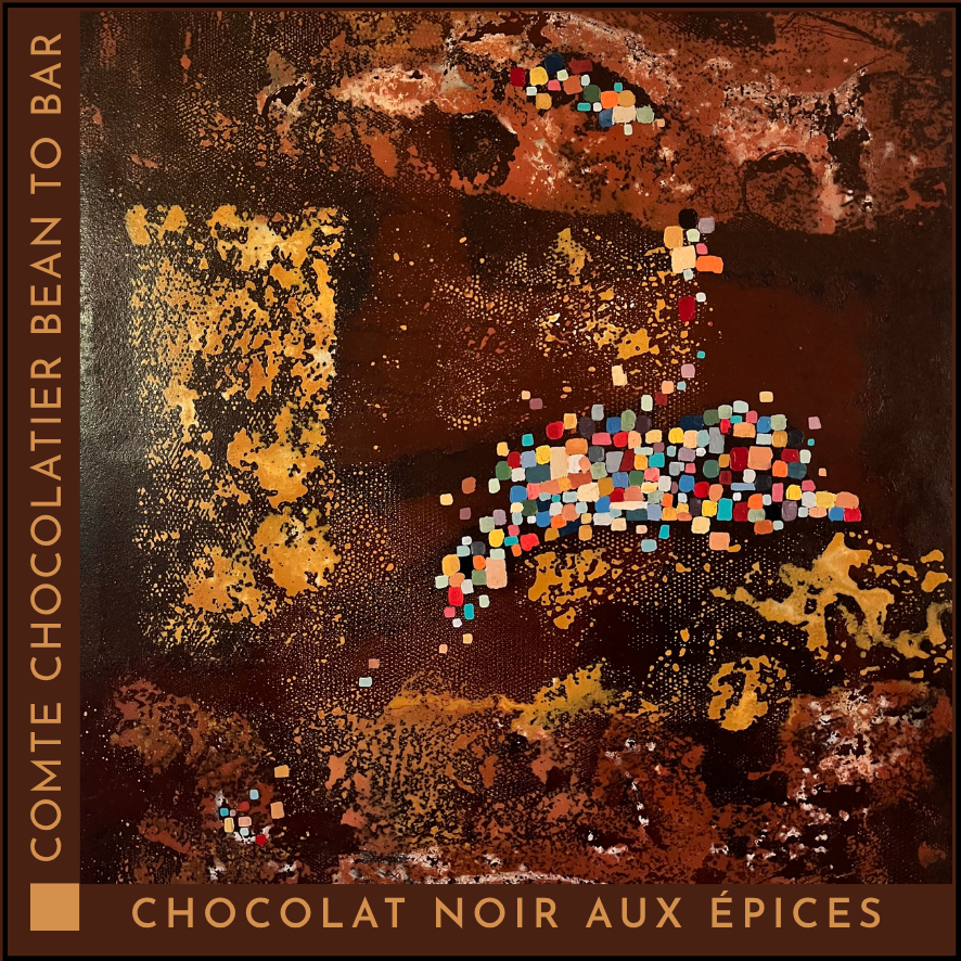 Dark chocolate with spices