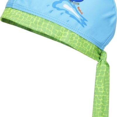 UV protection headscarf Dino - blue/green
