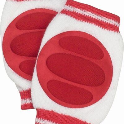 Knee pads -white/red