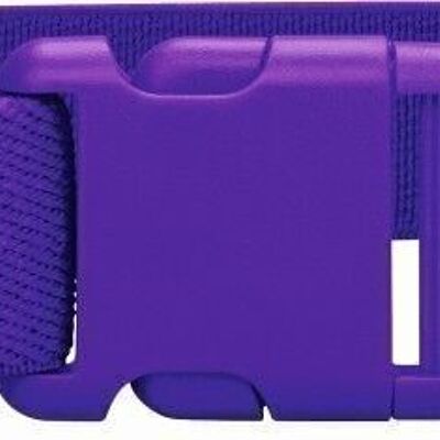 Elastic belt buckle uni purple