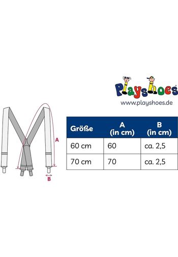 Bretelles enfant - rose 3