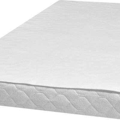Molleton/terry bed insert 40x50 cm -white