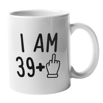 Mug 40e anniversaire doigt du milieu 2