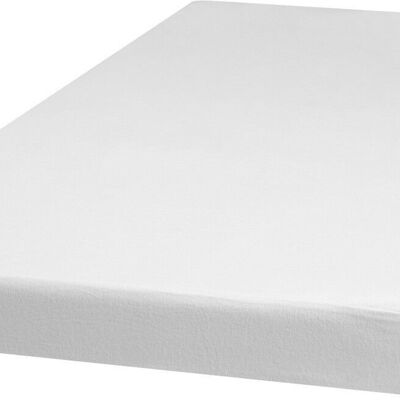 Molton fitted sheet 60x120 cm -white