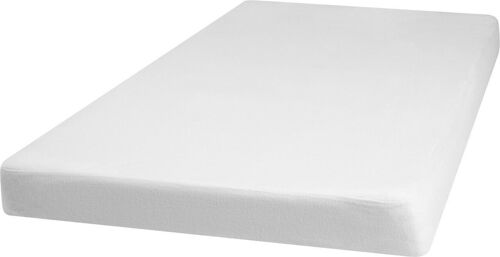 Molton-Spannbettlaken 40x70 cm -weiß