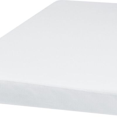 Jersey fitted sheet 60x120 cm - white