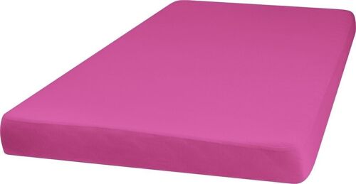 Jersey-Spannbettlaken 60x120 cm -pink
