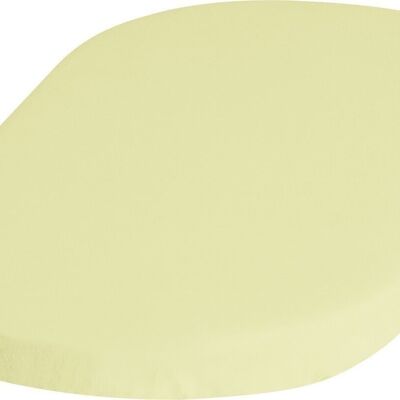 Drap housse jersey 40x70 cm - jaune