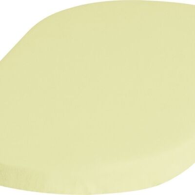 Jersey fitted sheet 40x70 cm - yellow