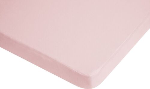Jersey-Spannbettlaken 40x70 cm -rosa