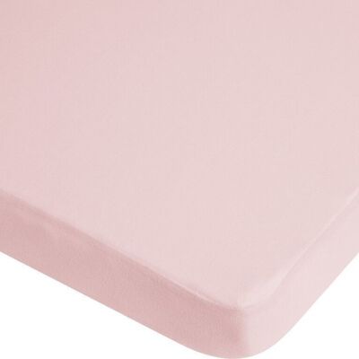 Jersey fitted sheet 40x70 cm -pink