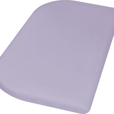 Drap housse jersey 81x42+10 cm - lilas