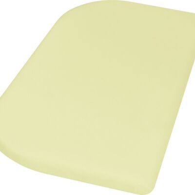 Lenzuolo sotto con angoli in jersey 81x42+10 cm - giallo