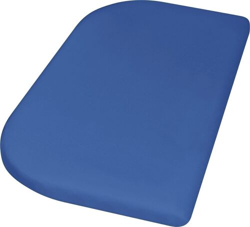 Jersey-Spannbettlaken 89x51+10 cm -blau