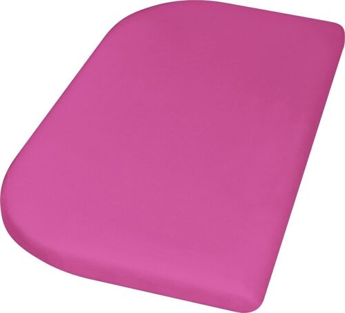 Jersey-Spannbettlaken 89x51+10 cm -pink