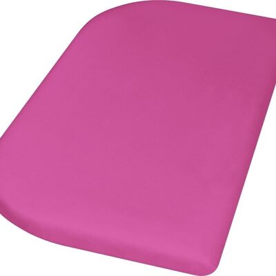 Drap housse jersey 89x51+10 cm -rose