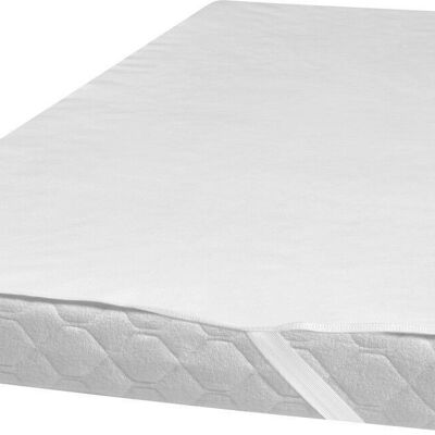 Mattress pad Molton waterproof 60x120cm -white