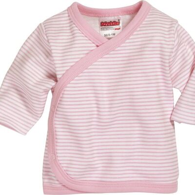 Camisa Wing de manga larga a rayas -rosa