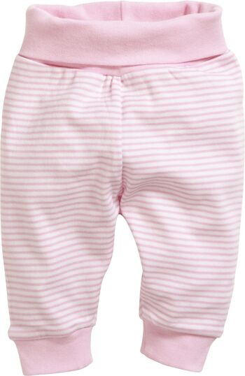 Bloomer bébé rayures interlock -rose 1