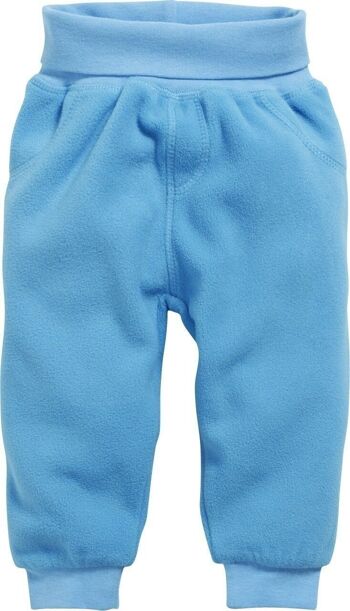 Bloomer bébé polaire avec ceinture tricotée - bleu aqua 1