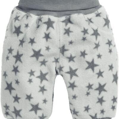 Bloomers fleece stars with knitted waistband -grey