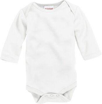 Body manches 1/1 pack de 3 uni-blanc 1