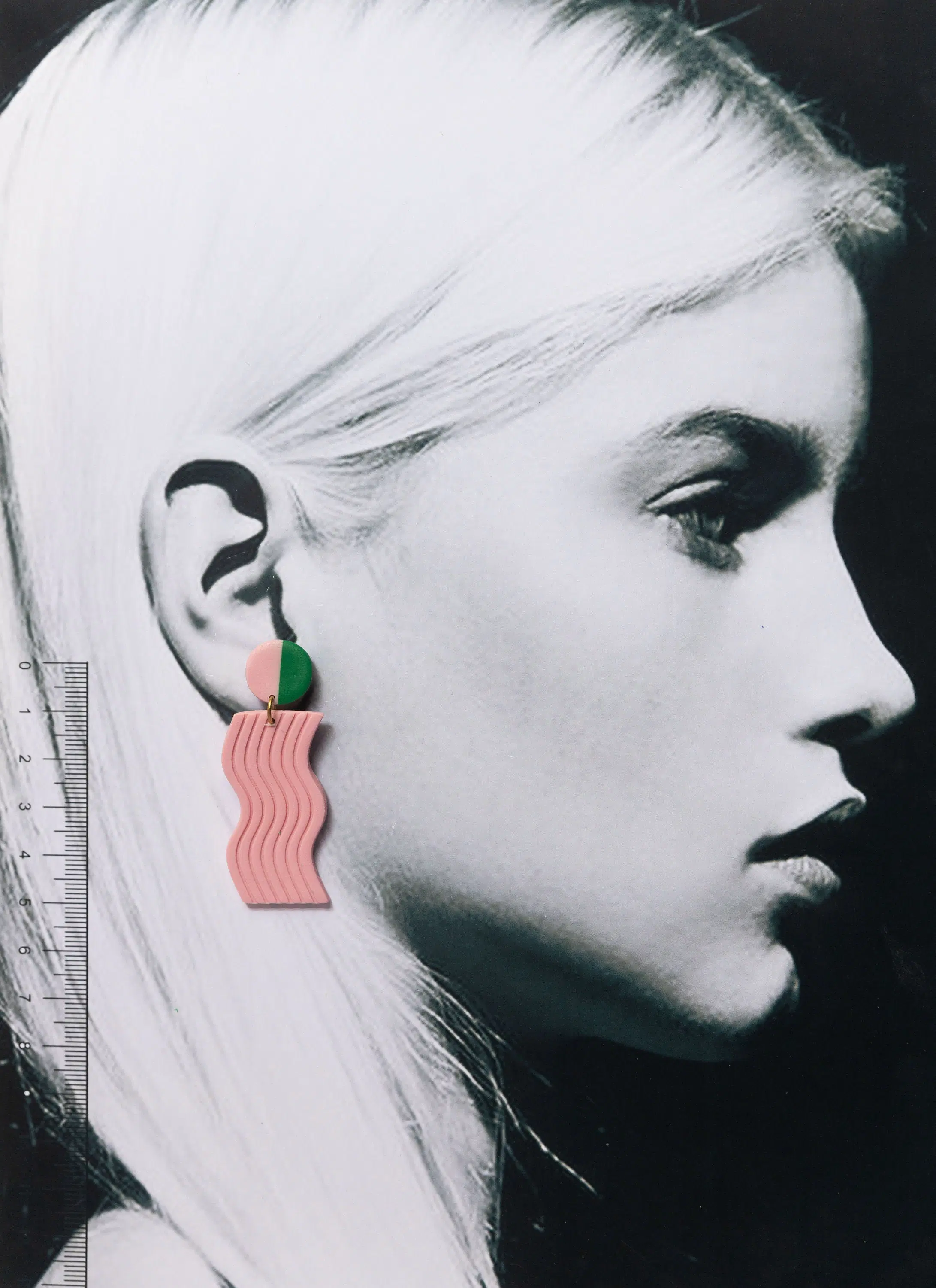 Buy wholesale Asymmetrical Polymer Clay Earrings: Handmade Memphis