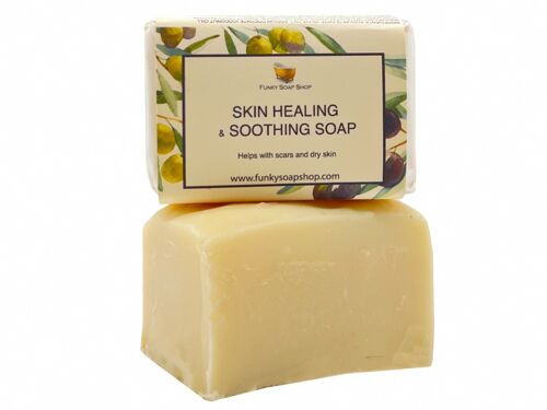 Skin Healing & Soothing Soap, Natural & Handmade, Approx 30g/65g