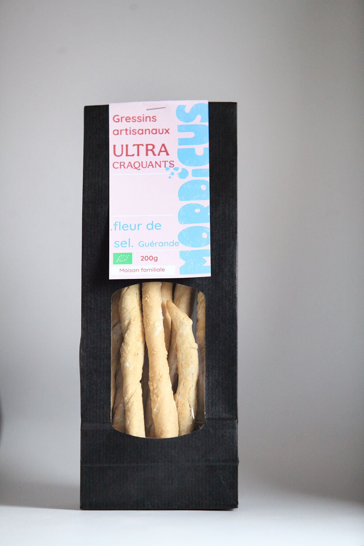ULTRA CRUNCHY HANDCRAFTED BREADSTICKS - GUÉRANDE FLOUR SALT