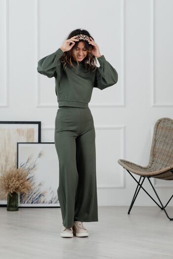 Costume avec pantalon évasé 1